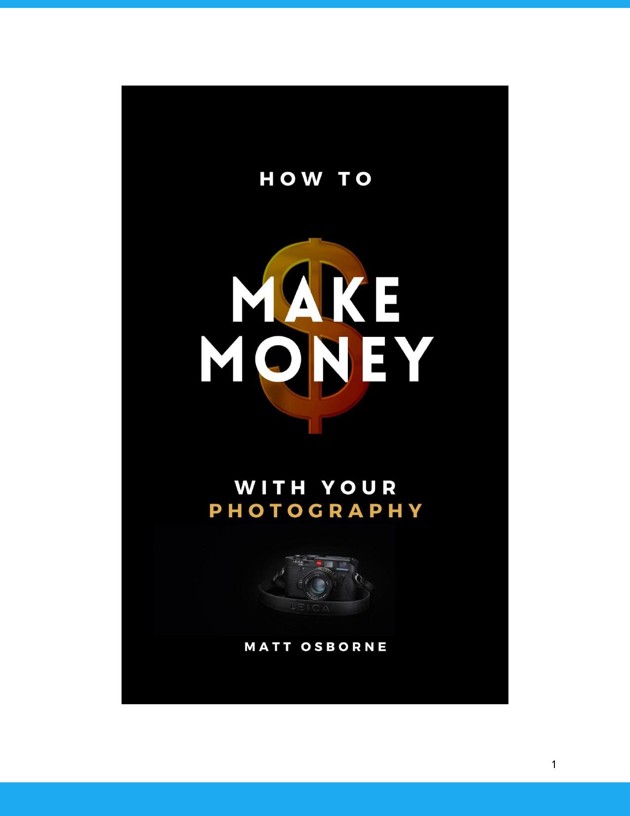 MrLeica.Com - Make Money With Your Photography eBook