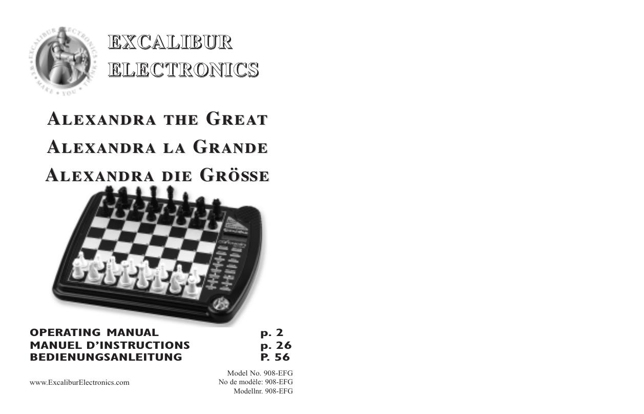 Alexandra (MA) Electronic Chessboard 908-EFG