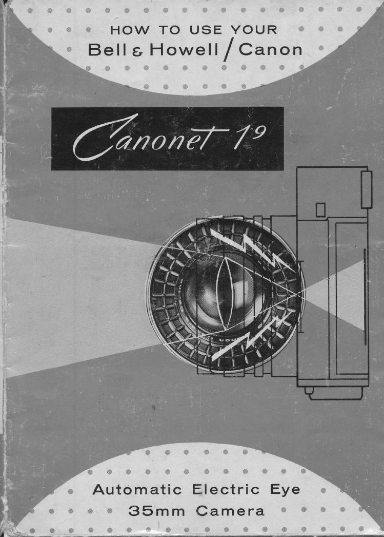 Canon Canonet 19 Manual