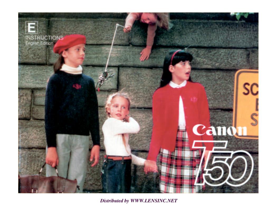 Canon T50 User's Manual