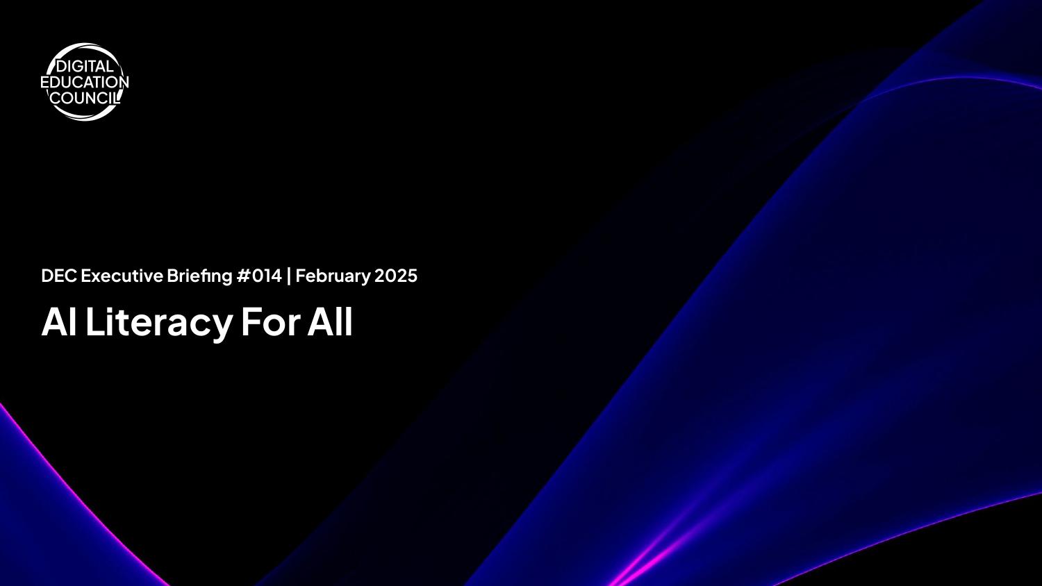 AI Literacy for All