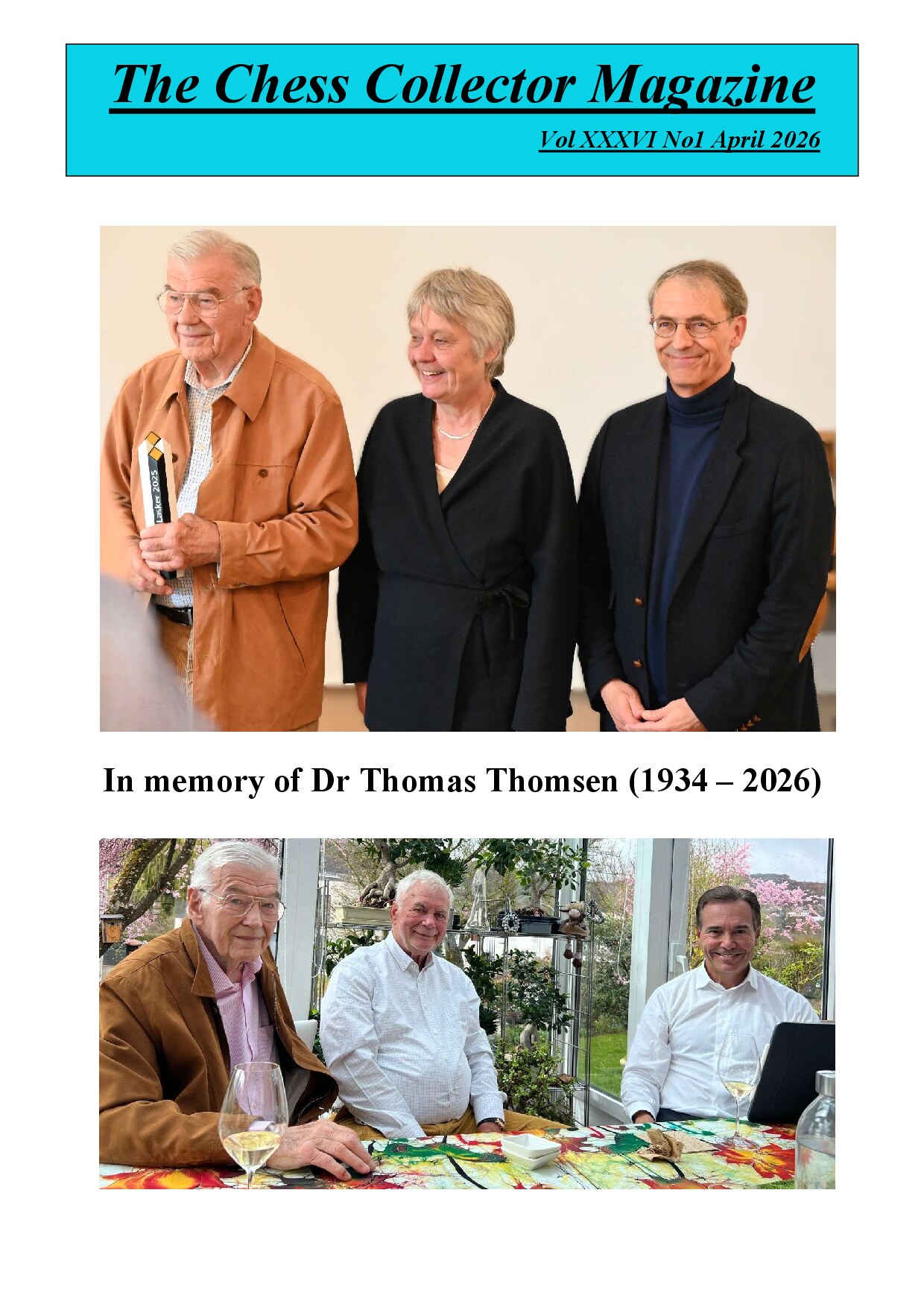 Chess Collector Magazine 202604 - Vol XXXVI No1