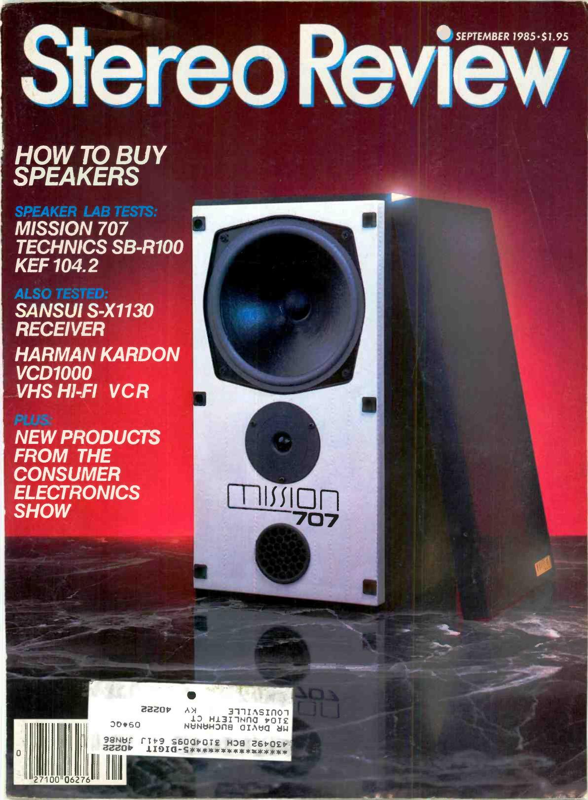 Hi-Fi Stereo Review 1985-09