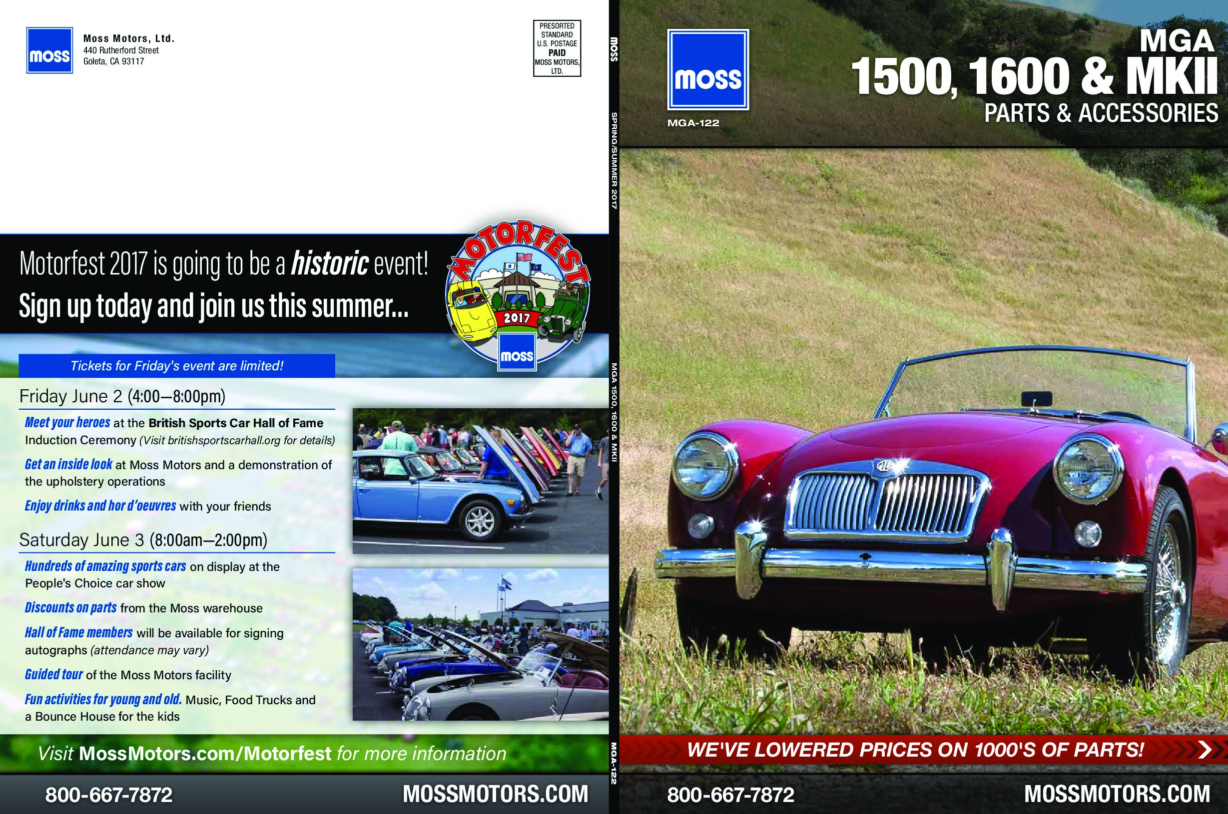 Moss Motors MGA Catalog 2017-02