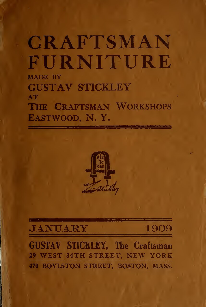 Craftsmans Furniture - Gustav Stickley